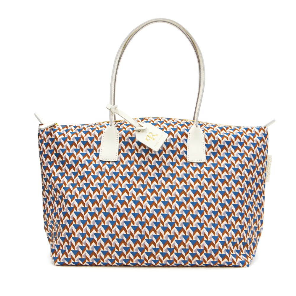 【ROBERTA PIERI ロベルタピエリ】イタリア製 【LT】KAGO カゴ LARGE TOTE ラージトート トートバッグ 撥水加工 ファスナー