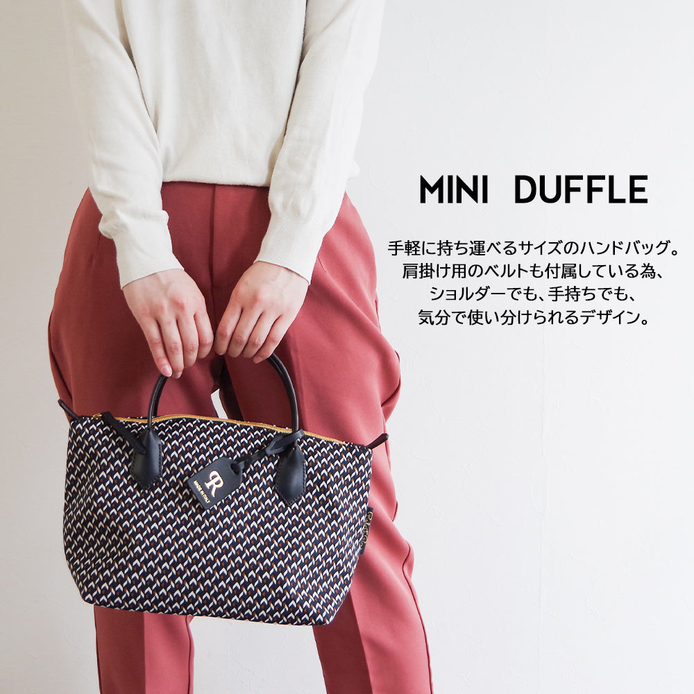 【ROBERTA PIERI ロベルタピエリ】イタリア製 【ND】 TATAMI ORIGINAL オリジナル タタミ MINI DUFFLE ミニダッフル トートバッグ