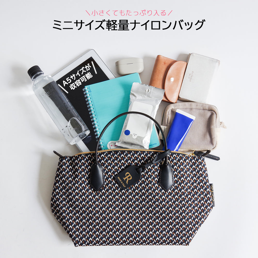 【ROBERTA PIERI ロベルタピエリ】イタリア製 【ND】 TATAMI ORIGINAL オリジナル タタミ MINI DUFFLE ミニダッフル トートバッグ