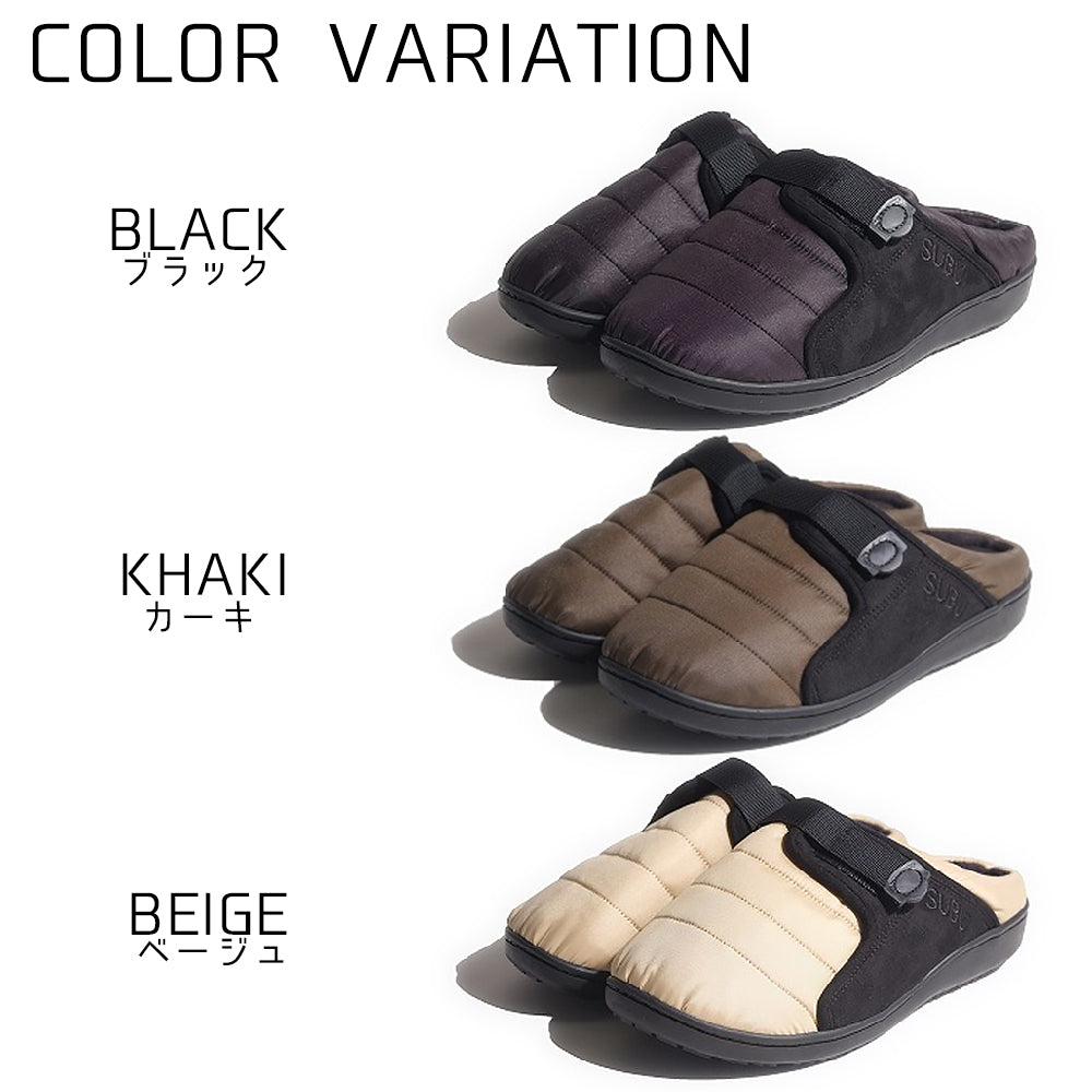 【SUBU スブ】ダウンサンダル【PERMANENT COLLECTION Belt パーマネントコレクション ベルト】