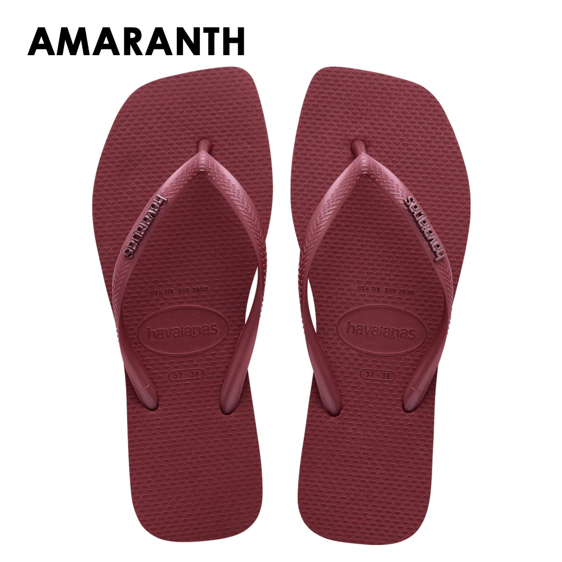 havaianas (ハワイアナス) 【日本正規代理店商品】Slim Square Logo Metallic スリム スクエア ロゴメタリック サンダル 正規品 ラバービーチサンダル