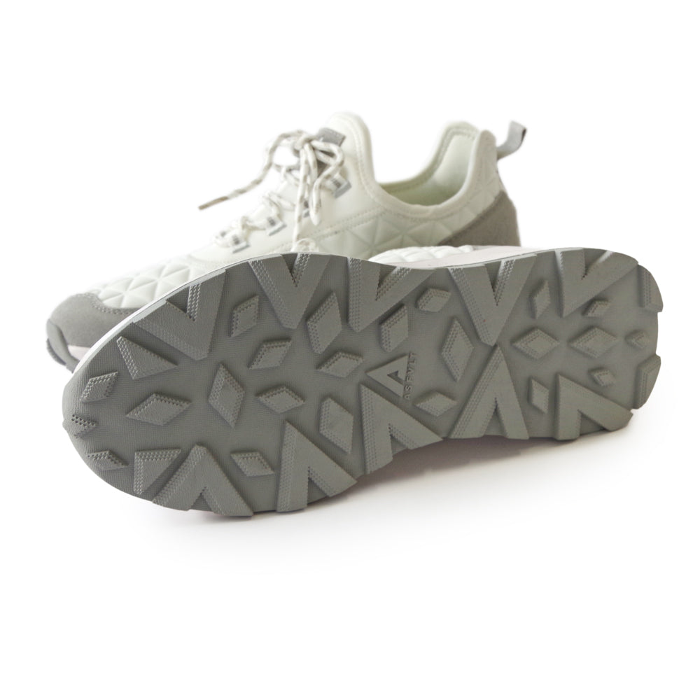 【特典付き】【ASFVLT アスファルト】【SPEED SOCKS TREK】WHITE GREY【SST010】