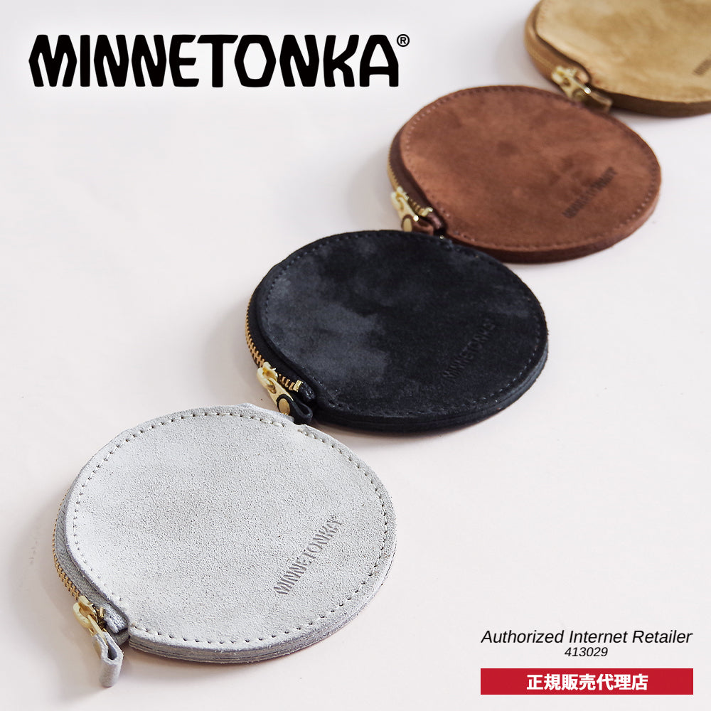 【MINNETONKA ミネトンカ】正規販売代理店 正規品 【SUEDE CIRCLE COIN CASE】 スエードサークルコインケース
