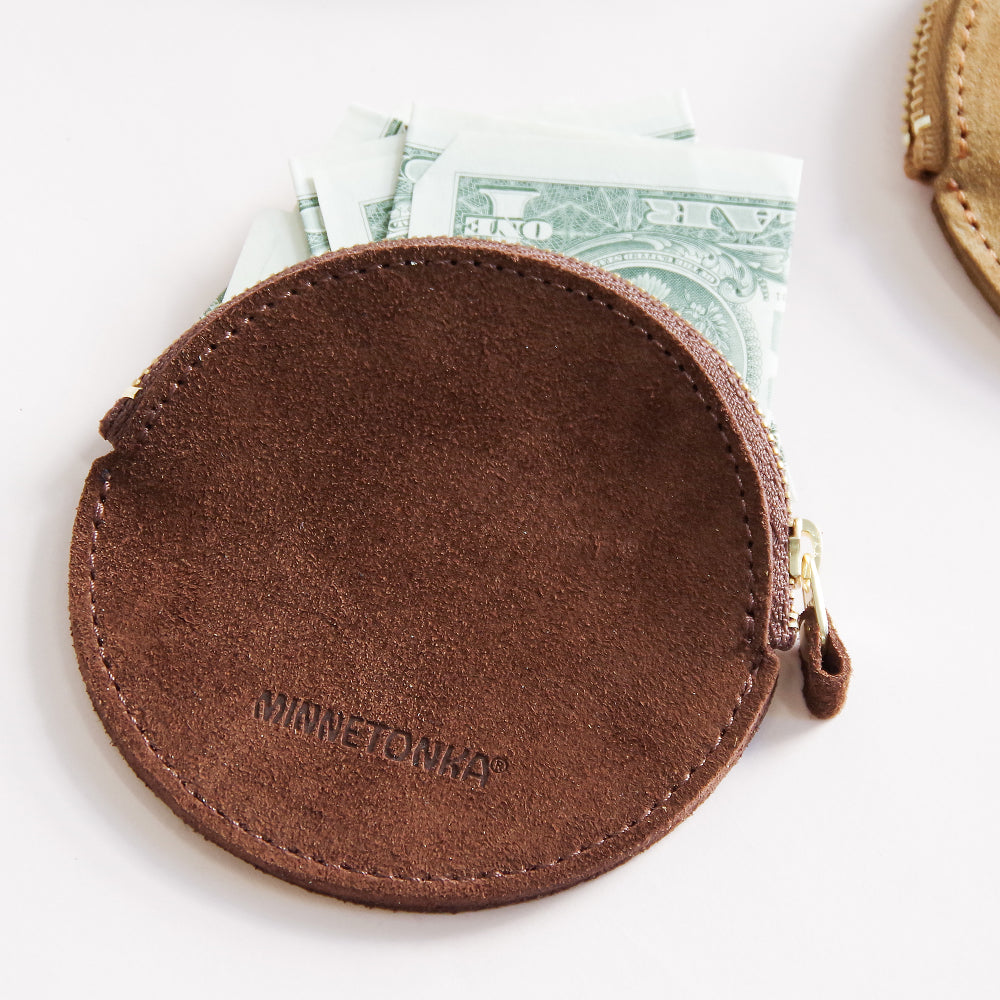 【MINNETONKA ミネトンカ】正規販売代理店 正規品 【SUEDE CIRCLE COIN CASE】 スエードサークルコインケース