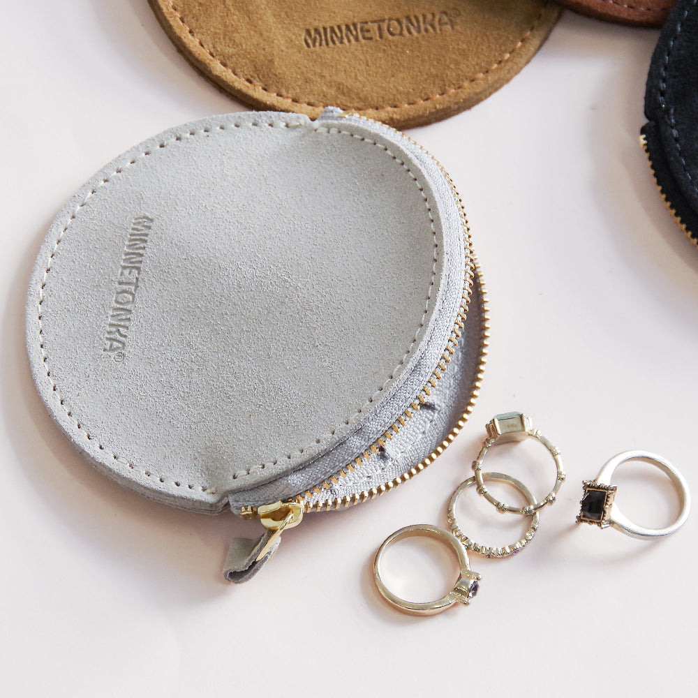 【MINNETONKA ミネトンカ】正規販売代理店 正規品 【SUEDE CIRCLE COIN CASE】 スエードサークルコインケース