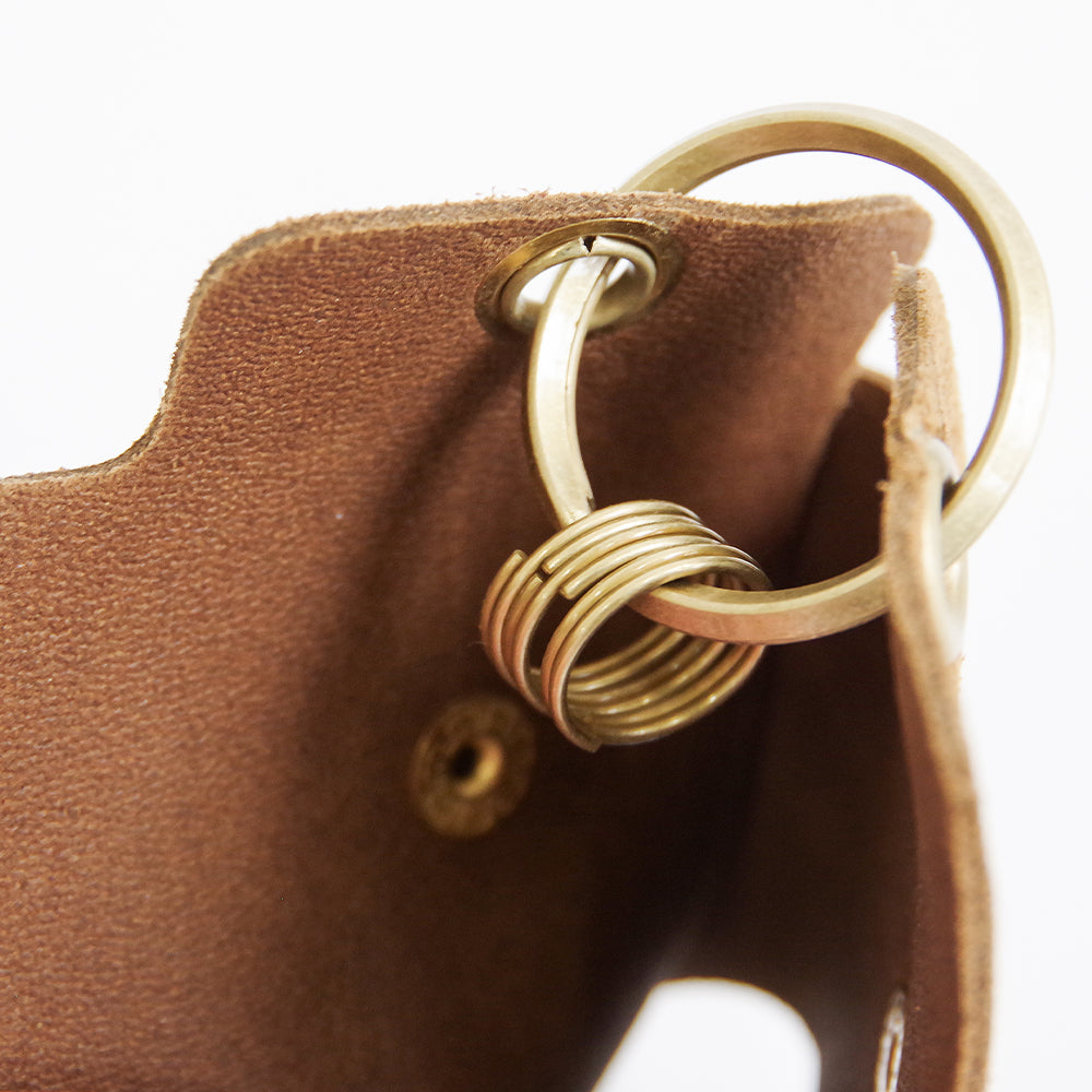 【MINNETONKA ミネトンカ】正規販売代理店 正規品 【SUEDE BUTTON KEY CASE】 スエードボタンキーケース