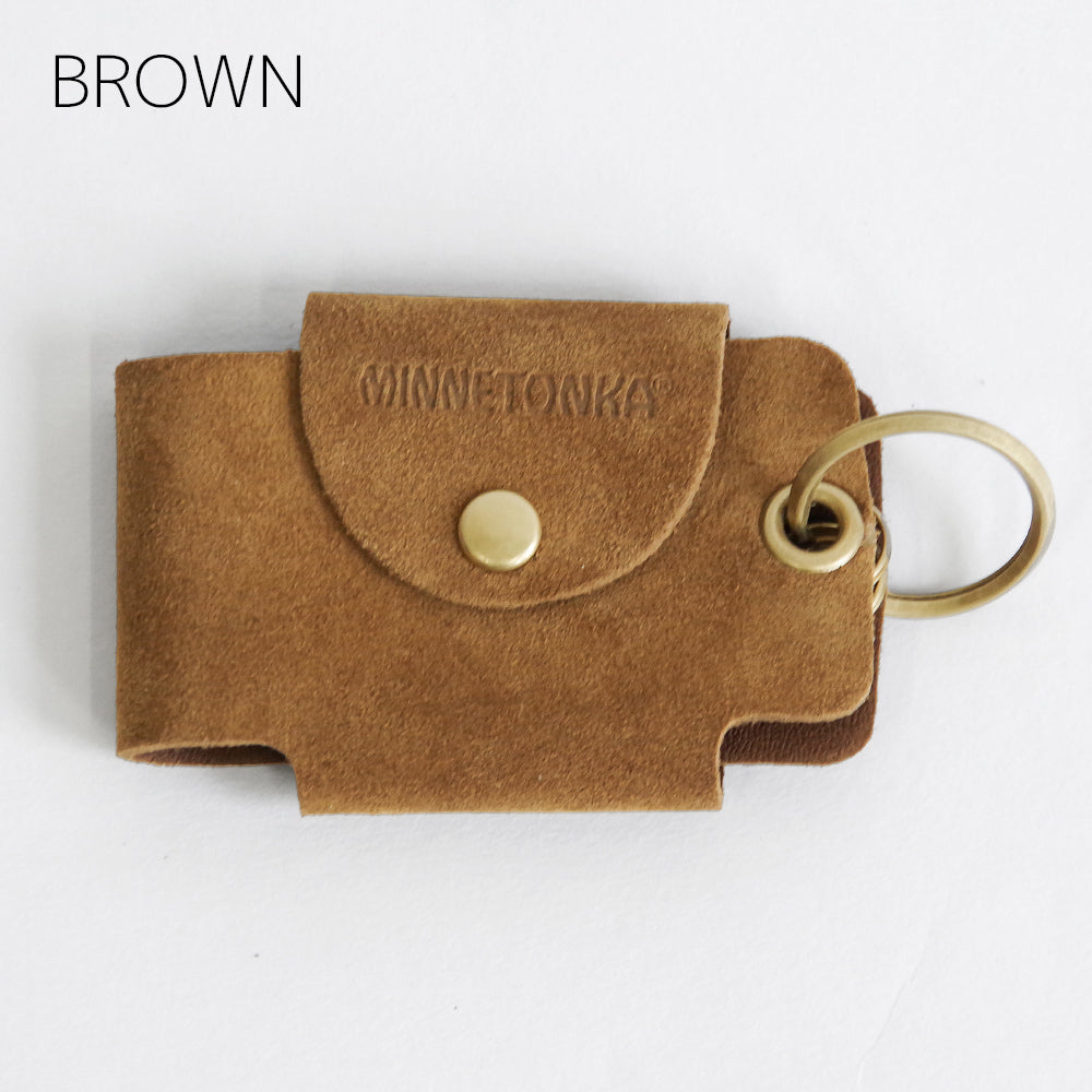 【MINNETONKA ミネトンカ】正規販売代理店 正規品 【SUEDE BUTTON KEY CASE】 スエードボタンキーケース
