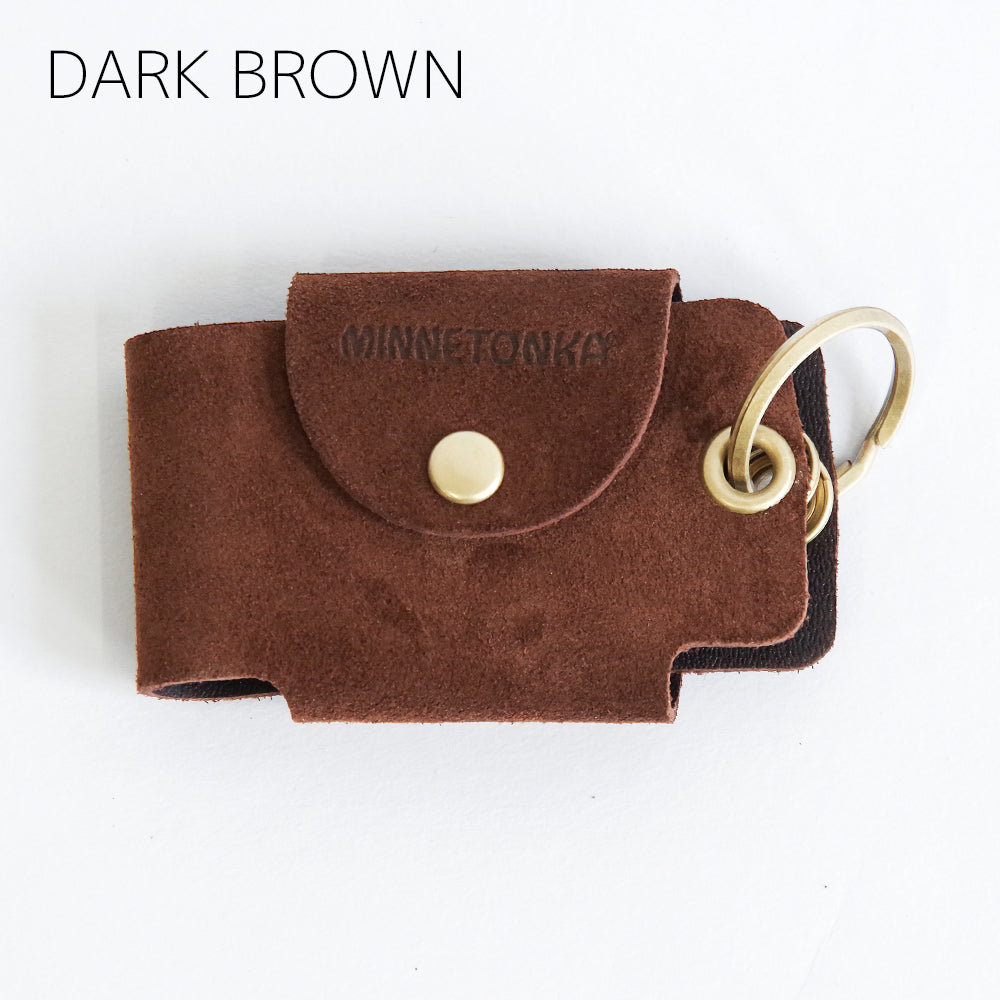 【MINNETONKA ミネトンカ】正規販売代理店 正規品 【SUEDE BUTTON KEY CASE】 スエードボタンキーケース