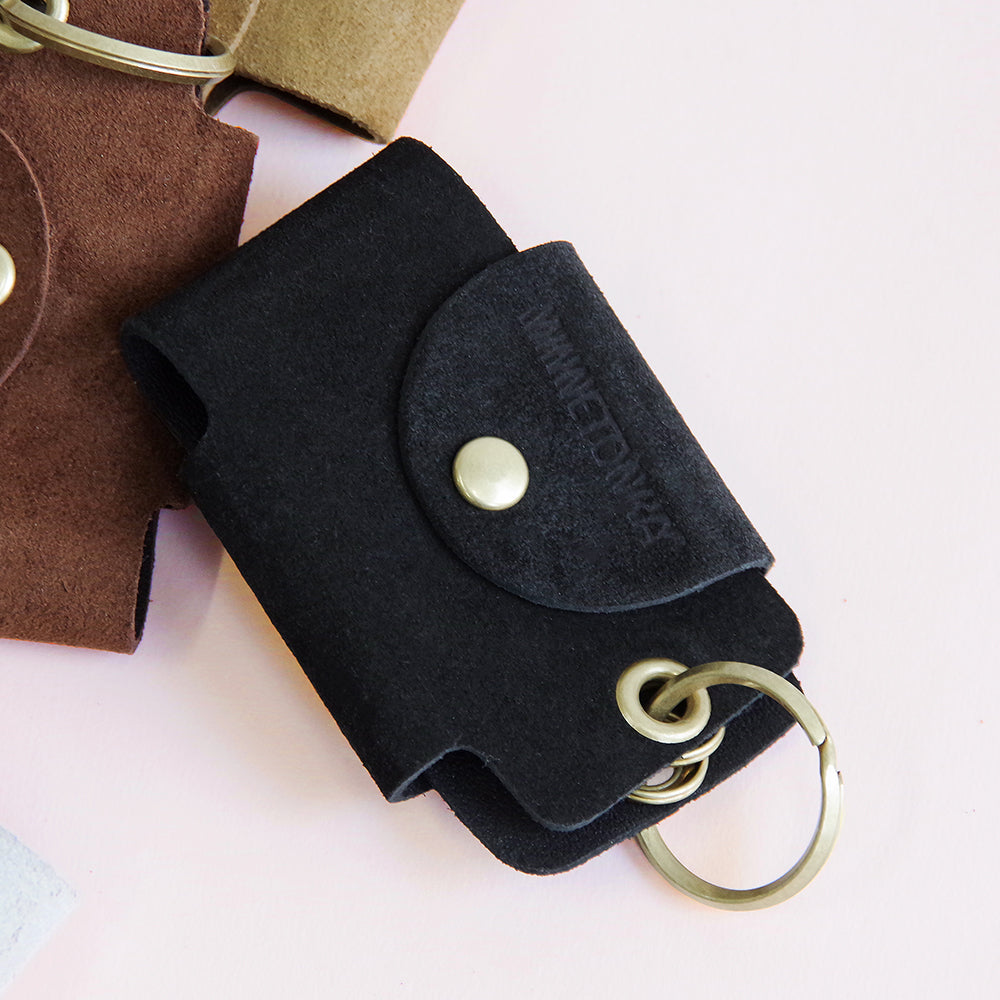 【MINNETONKA ミネトンカ】正規販売代理店 正規品 【SUEDE BUTTON KEY CASE】 スエードボタンキーケース