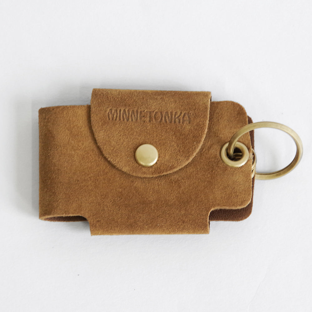【MINNETONKA ミネトンカ】正規販売代理店 正規品 【SUEDE BUTTON KEY CASE】 スエードボタンキーケース