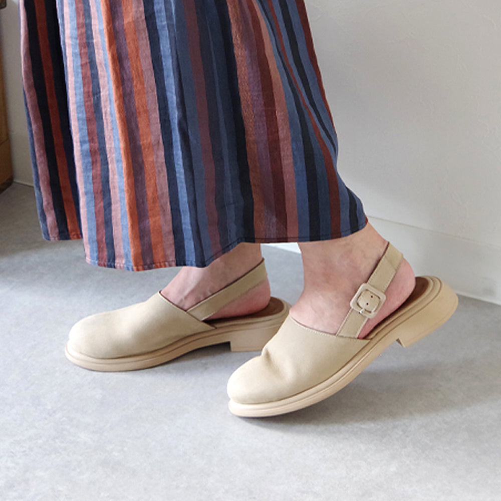 【BUENO SHOES ブエノシューズ】 サボサンダル 【Y8704】 トルコ製 クロッグサンダル ラウンドトゥ つっかけ