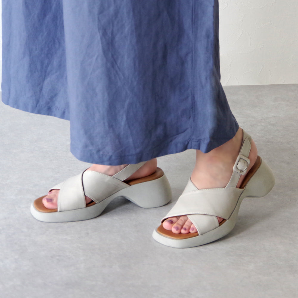 【BUENO SHOES ブエノシューズ】 バッグストラップサンダル 【Y9300】 トルコ製 クロスベルト サンダル つっかけ ストラップ 厚底