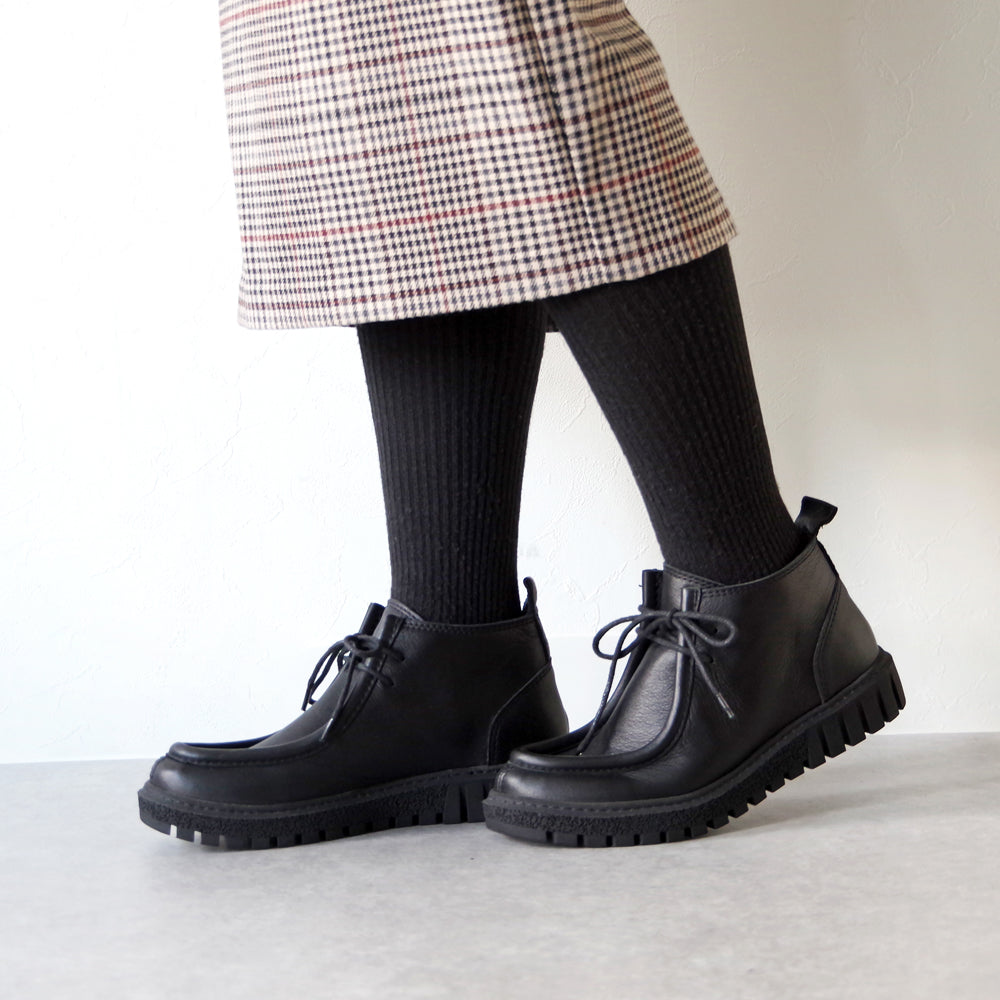 【BUENO SHOES ブエノシューズ】 チロリアンシューズ 【Z5206】 モカシン レースアップ ローファー オックスフォード トラックソール 厚底