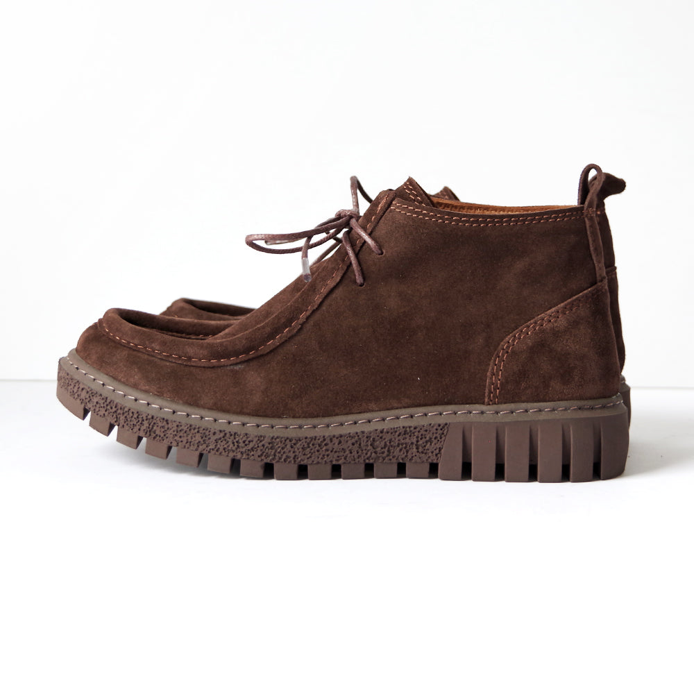 【BUENO SHOES ブエノシューズ】 チロリアンシューズ 【Z5206】 モカシン レースアップ ローファー オックスフォード トラックソール 厚底