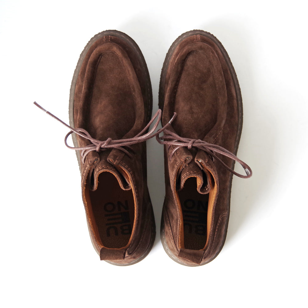 【BUENO SHOES ブエノシューズ】 チロリアンシューズ 【Z5206】 モカシン レースアップ ローファー オックスフォード トラックソール 厚底
