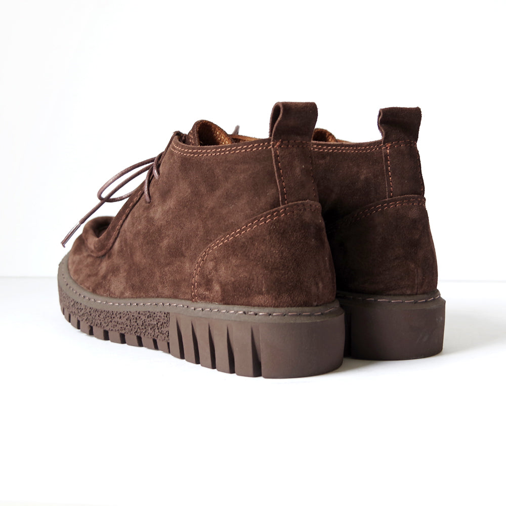 【BUENO SHOES ブエノシューズ】 チロリアンシューズ 【Z5206】 モカシン レースアップ ローファー オックスフォード トラックソール 厚底