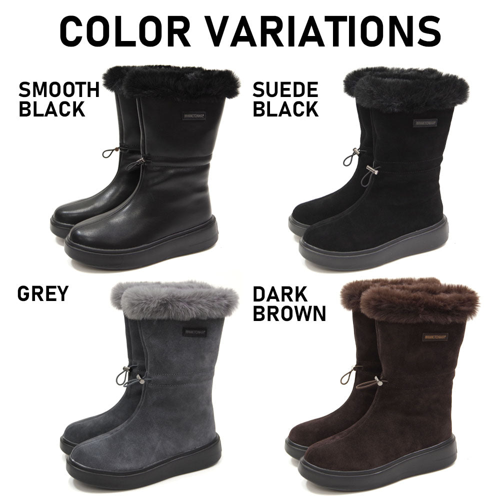 ミネトンカ MINNETONKA 正規販売代理店 正規品 ボアミドルブーツ【18M16】