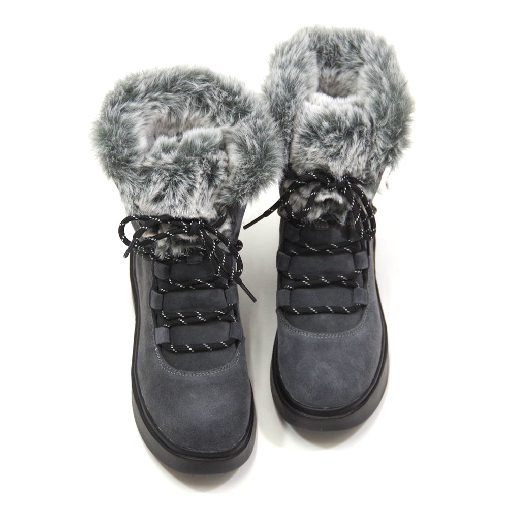 【ミネトンカ MINNETONKA】正規販売代理店 正規品 ボアレースアップミドルブーツ【18M17】
