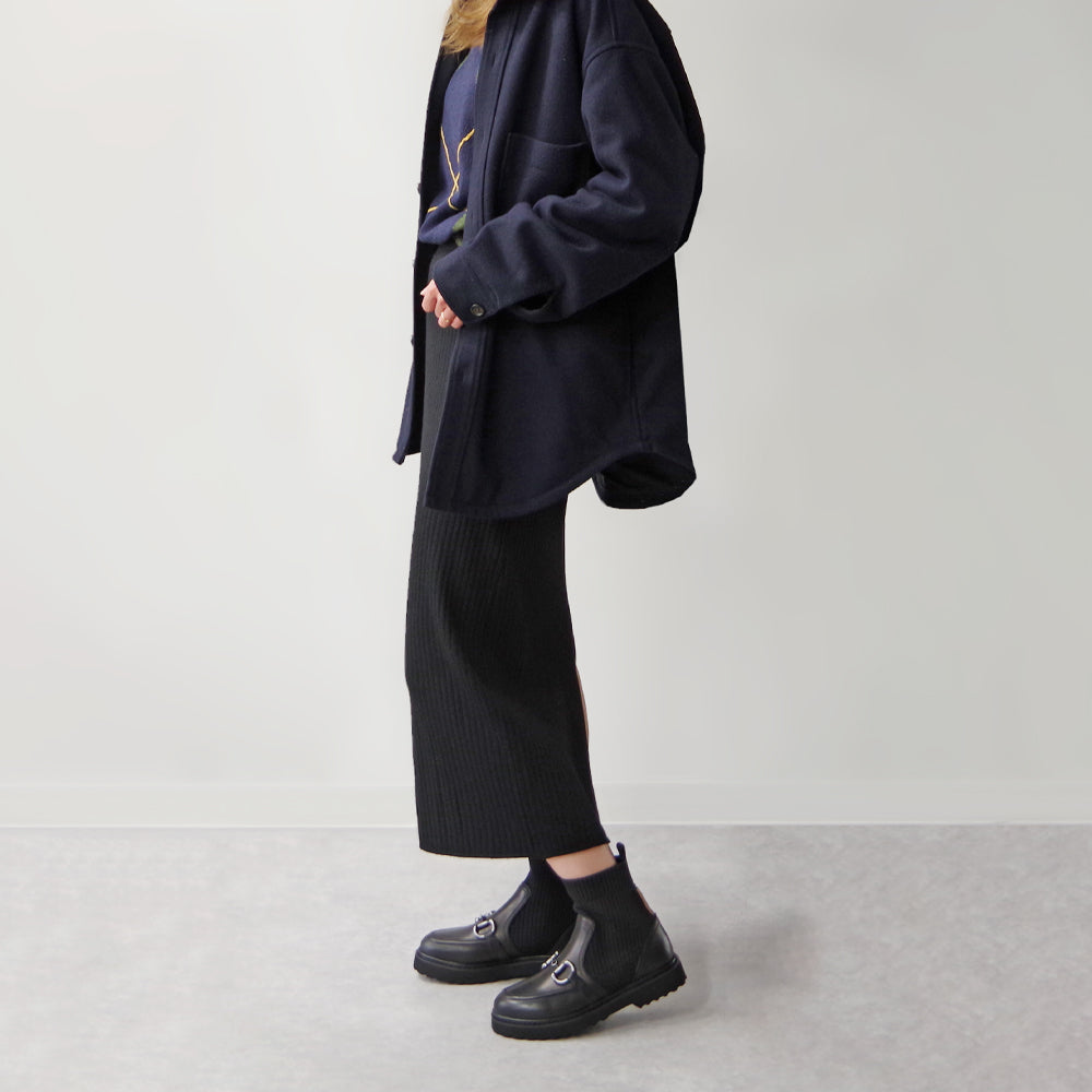 【ミネトンカ MINNETONKA】正規販売代理店 正規品 リブニットビットブーツ【18M20】