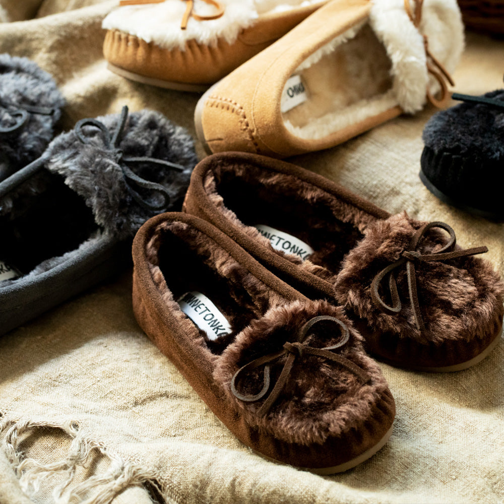 ミネトンカ MINNETONKA 正規販売代理店 正規品 【KYLAH SLIPPER カイリースリッパ】モカシン スリッパ