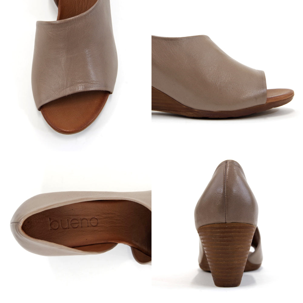 【BUENO SHOES ブエノシューズ】トルコ製 オープントゥサイドカットサンダル【J2410】