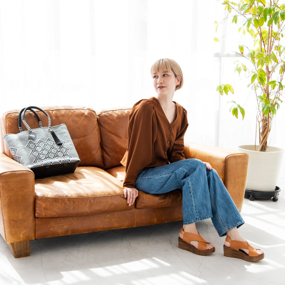 【BUENO SHOES ブエノシューズ】トルコ製 クロスベルトウエッジソールサンダル【L3402】
