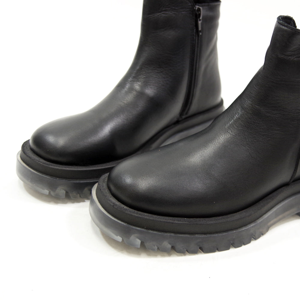 BUENO SHOES ブエノシューズ トルコ製 クリアソールサイドジップブーツ 【V1514】