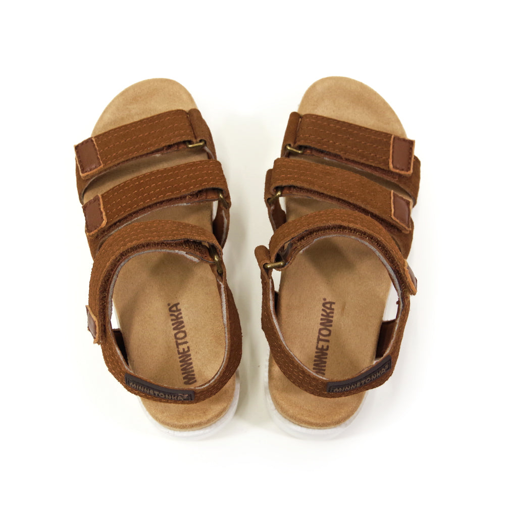 【ミネトンカ MINNETONKA】正規販売代理店 正規品 ベルクロボリュームサンダル【23M04】