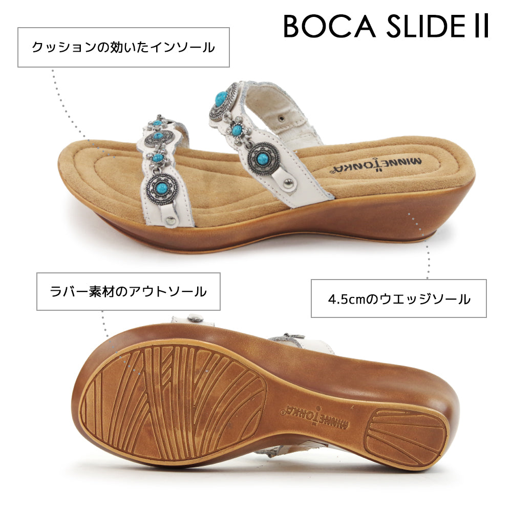 【MINNETONKA ミネトンカ】別注 正規販売代理店 正規品 BOCA SLIDE2 ボカスライド2【5694001 5694100 5694041】