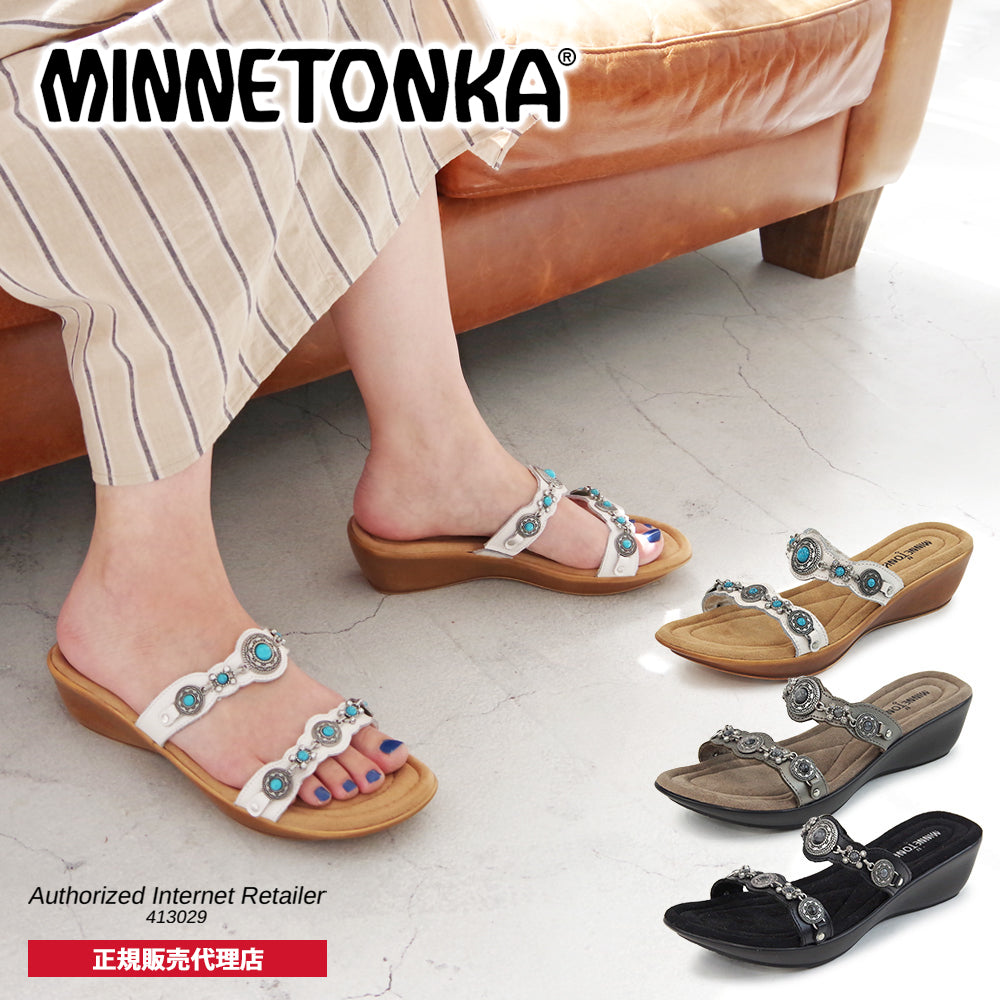 【MINNETONKA ミネトンカ】別注 正規販売代理店 正規品 BOCA SLIDE2 ボカスライド2【5694001 5694100 5694041】