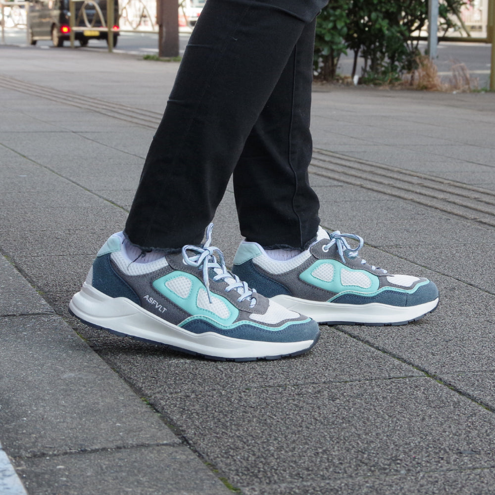 【ASFVLT アスファルト】CONCRETE TEAL AQUA WHITE