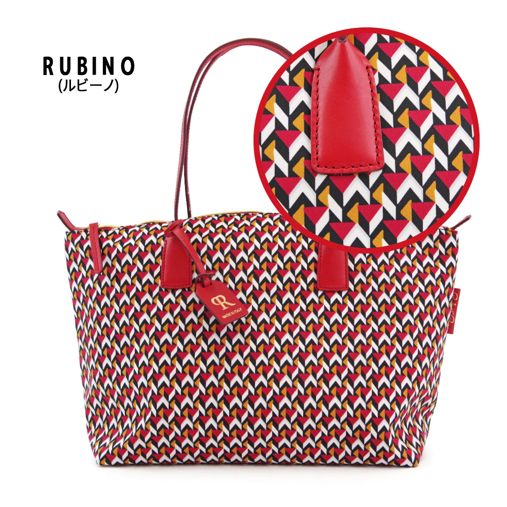 【ROBERTA PIERI ロベルタピエリ】イタリア製 【LT】KAGO カゴ LARGE TOTE ラージトート トートバッグ 撥水加工 ファスナー