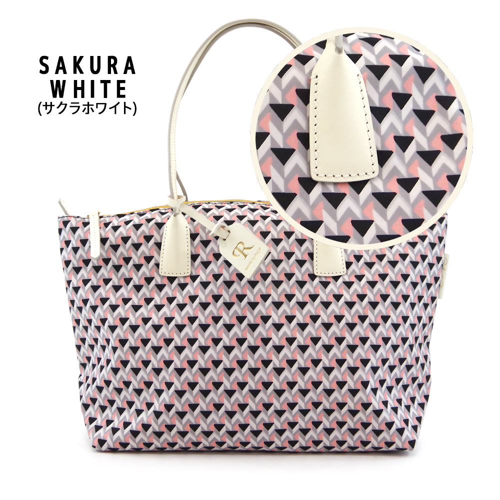 【ROBERTA PIERI ロベルタピエリ】イタリア製 【LT】KAGO カゴ LARGE TOTE ラージトート トートバッグ 撥水加工 ファスナー