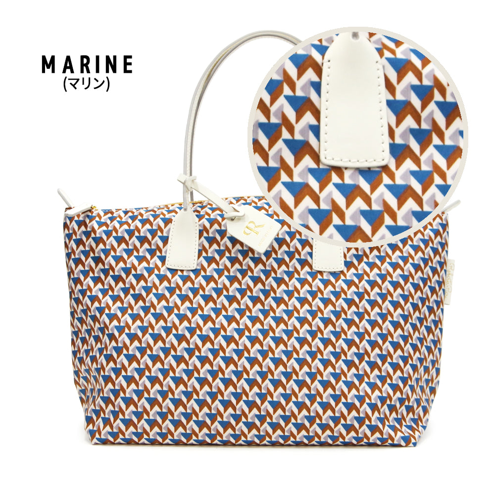 【ROBERTA PIERI ロベルタピエリ】イタリア製 【LT】KAGO カゴ LARGE TOTE ラージトート トートバッグ 撥水加工 ファスナー