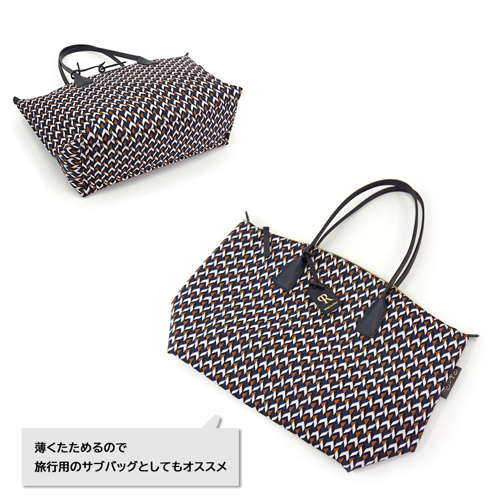 【ROBERTA PIERI ロベルタピエリ】イタリア製 【LT】KAGO カゴ LARGE TOTE ラージトート トートバッグ 撥水加工 ファスナー