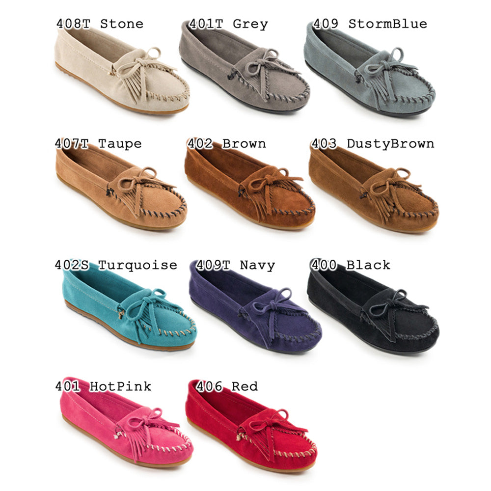 【MINNETONKA ミネトンカ】正規販売代理店 正規品キルティースウェードモカシン シューズ