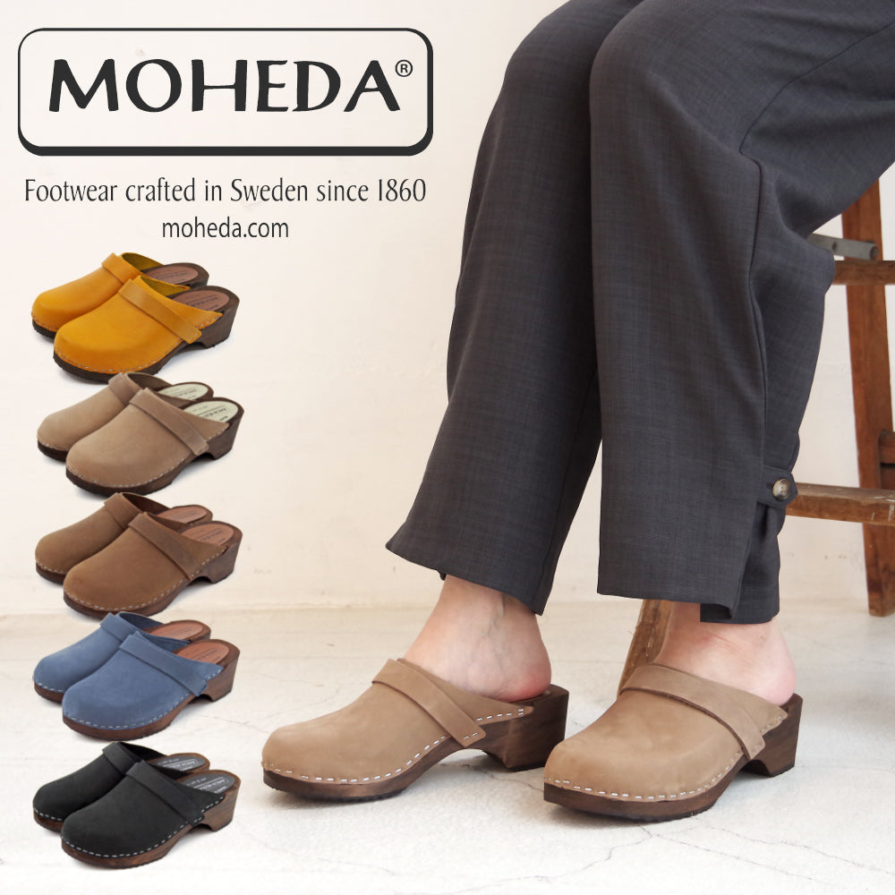 MOHEDA TOFFELN モヘダトフェール サボサンダル スウェーデン製 クロッグシューズ ウッドソール ボヘミアン【EMMA】