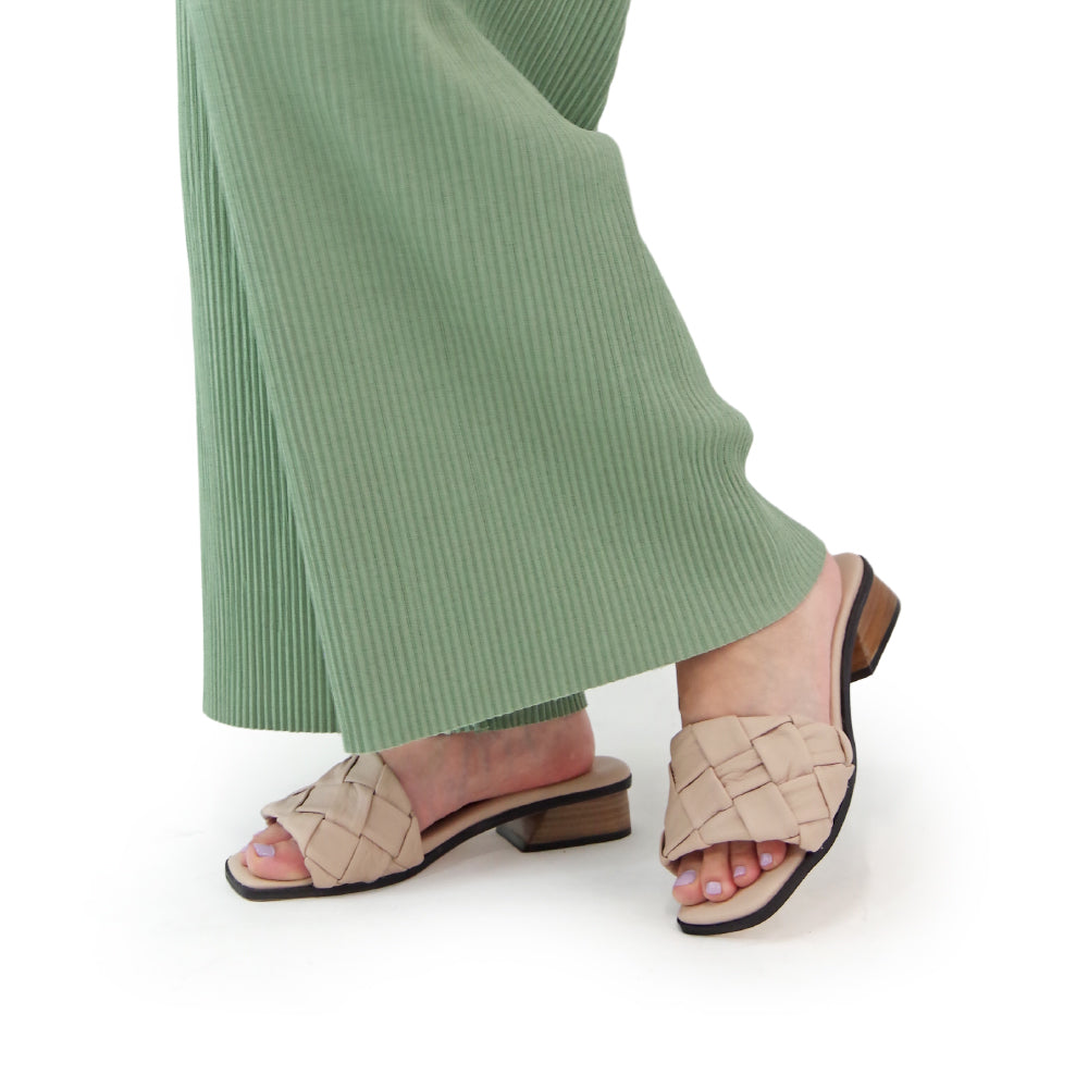 【WOVEN ウーヴン】メキシコ製 メキシコ製 レザー スクエアーサンダル【ZUM】全3色