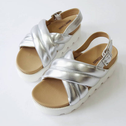 【ミネトンカ MINNETONKA】正規販売代理店 正規品 クロスベルトパデッドサンダル【23M03】