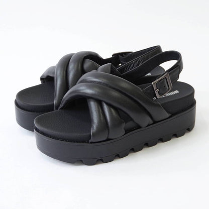 【ミネトンカ MINNETONKA】正規販売代理店 正規品 クロスベルトパデッドサンダル【23M03】