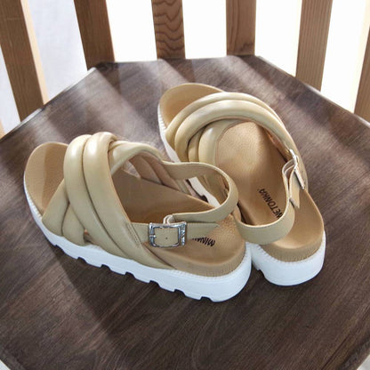 【ミネトンカ MINNETONKA】正規販売代理店 正規品 クロスベルトパデッドサンダル【23M03】