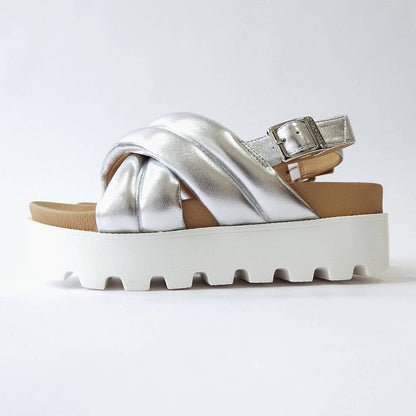 【ミネトンカ MINNETONKA】正規販売代理店 正規品 クロスベルトパデッドサンダル【23M03】