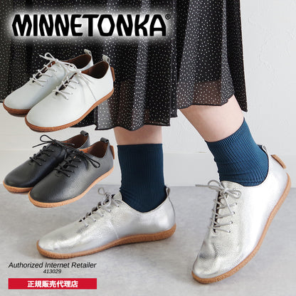 【特典付き】【ミネトンカ MINNETONKA】正規販売代理店 正規品 レースアップシューズ【24M06】