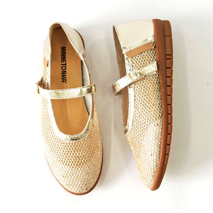 【MINNETONKA ミネトンカ】正規販売代理店 正規品 【25M01】 メッシュフラットシューズ