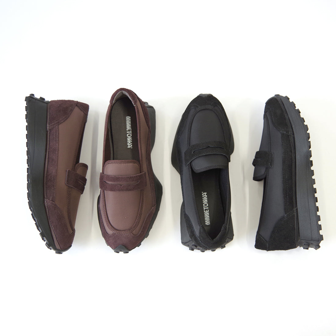 【MINNETONKA ミネトンカ】正規販売代理店 正規品 【26M02】 ナイロンローファースニーカー