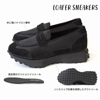 【MINNETONKA ミネトンカ】正規販売代理店 正規品 【26M02】 ナイロンローファースニーカー