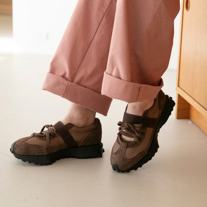 【MINNETONKA ミネトンカ】正規販売代理店 正規品 【26M06】 レースアップベルトスニーカー