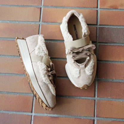 【MINNETONKA ミネトンカ】正規販売代理店 正規品 【26M06】 レースアップベルトスニーカー