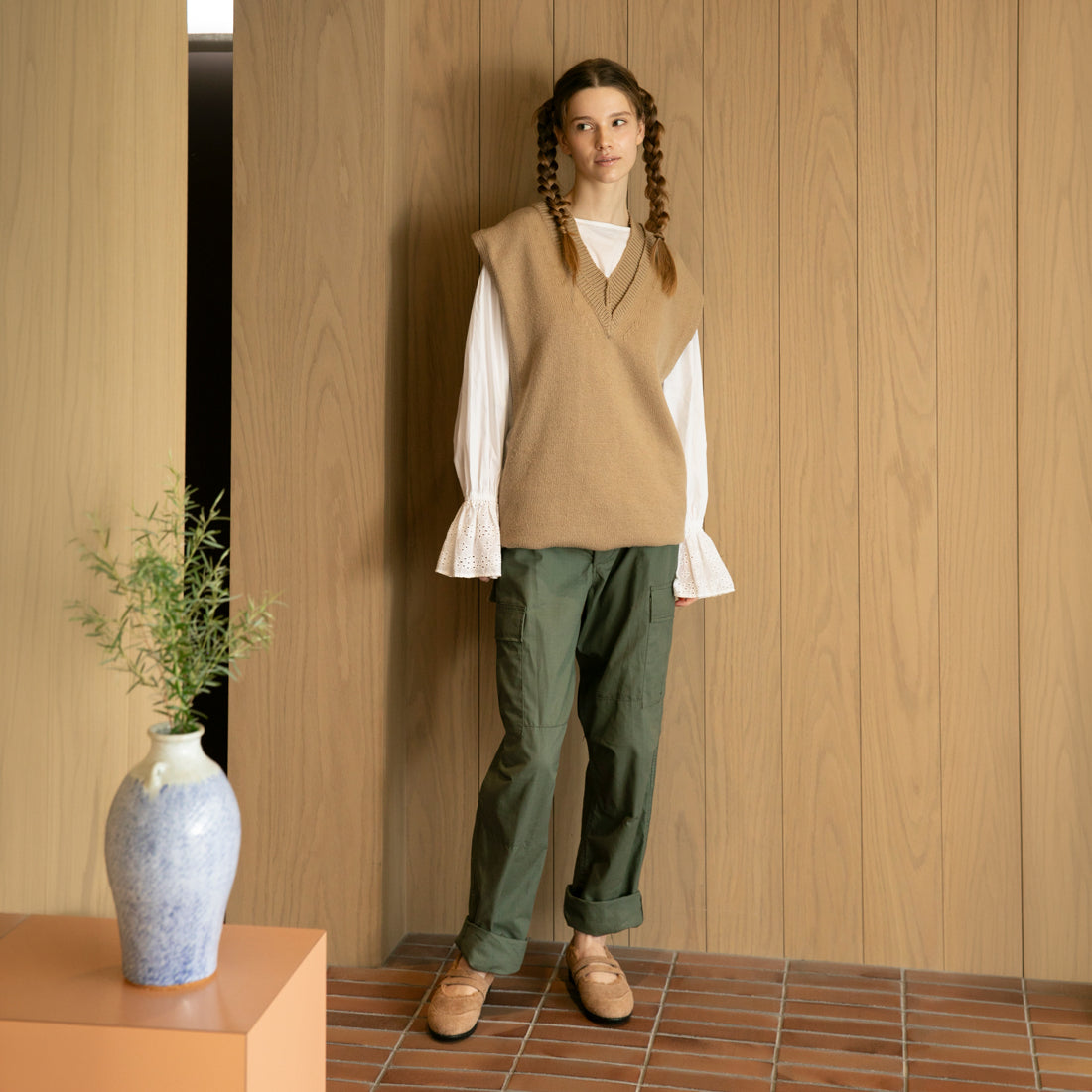 【MINNETONKA ミネトンカ】正規販売代理店 正規品 【26M07】 ダブルストラップボアバレエシューズ