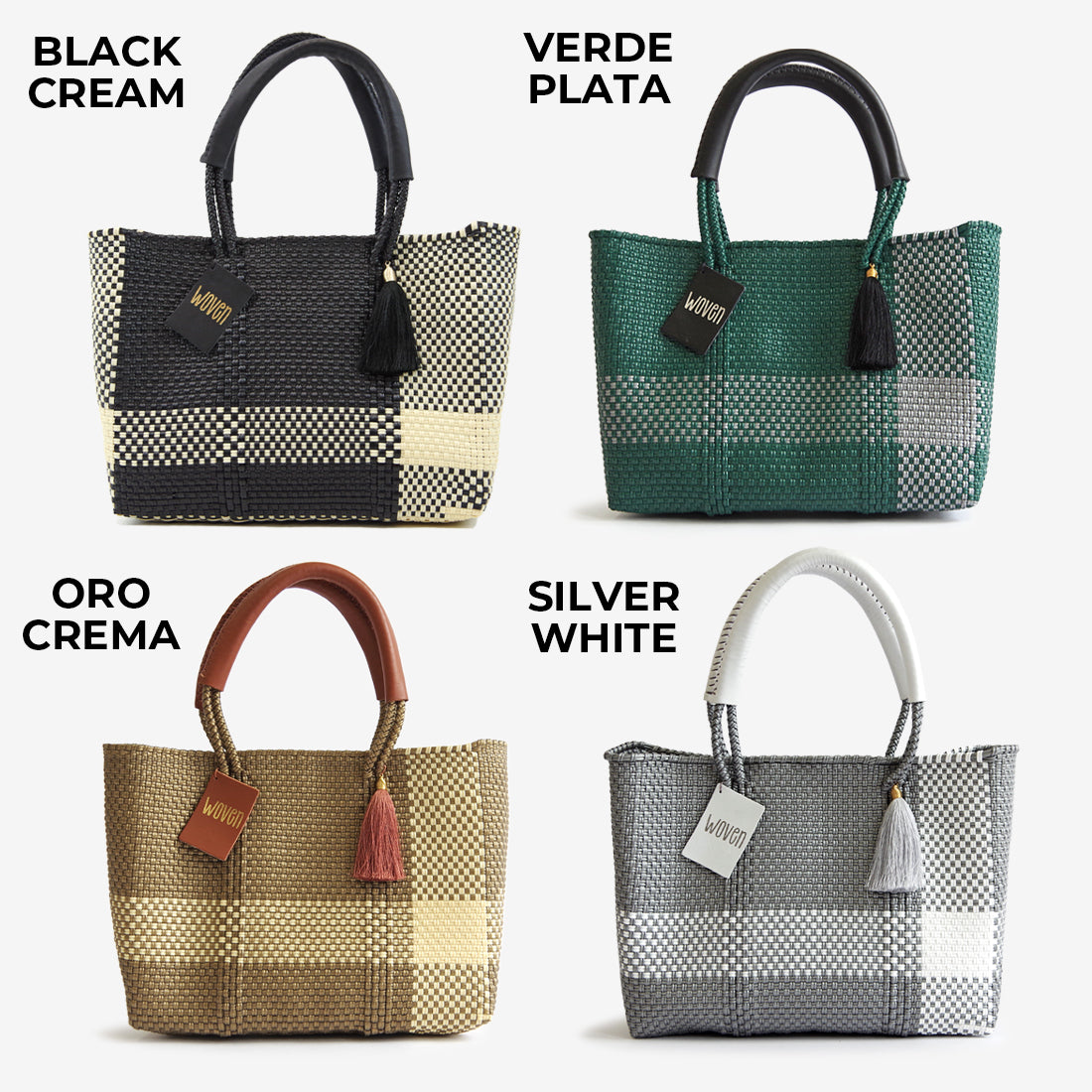 WOVEN ウーヴン Small Tote スモールトート メルカドバッグ マルシェバッグ 旅行 レジャー 夏コーデ デイリー使い